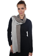 Cashmere & Yak men scarves mufflers luvo flanelle chine natural grey 164 x 26 cm
